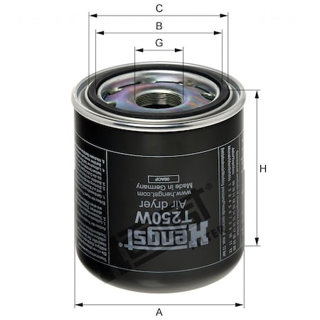 Hengst Air Filter O.E.M. T250W